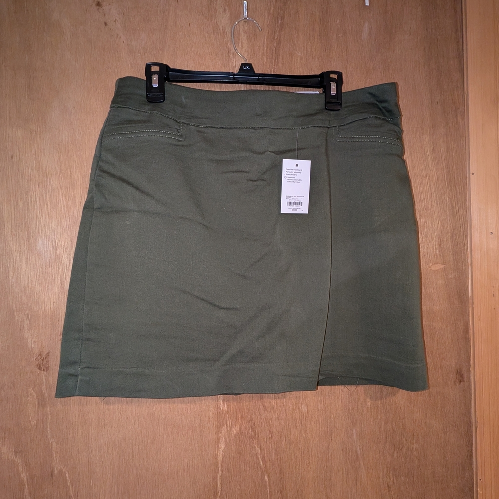 Olive Green Women's Skirt